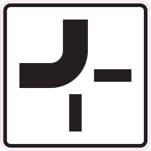 Panneau Indication Route prioritaire 9