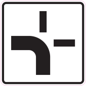 Panneau Indication Route prioritaire 10