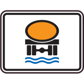 Panneau Indication Transport marchandises polluantes