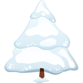 Déco Noel Sapin Enneigé
