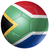 Autocollant Ballon Foot Afrique du Sud