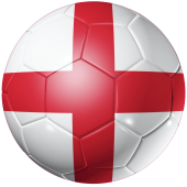 Autocollant Ballon Foot Angleterre