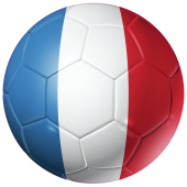 Autocollant Ballon Foot France