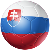 Autocollant Ballon Foot Slovaquie