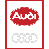 Autocollant Audi Rouge 2