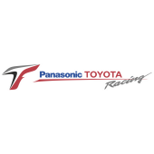 Autocollant Toyota Racing Blanc