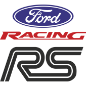 Autocollant Ford Racing Rs