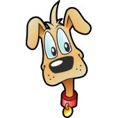 Autocollant Chien 1