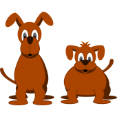 Autocollant Chien 3