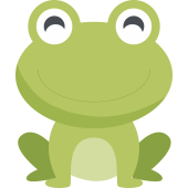 Autocollant Grenouille Enfant