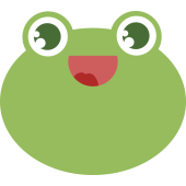 Autocollant Grenouille Sourire