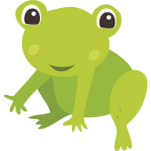 Autocollant Grenouille 13