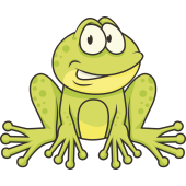 Autocollant Grenouille 2 1