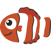 Autocollant Poisson Nemo