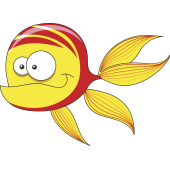 Autocollant Poisson 2