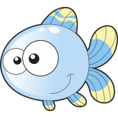 Autocollant Poisson 7