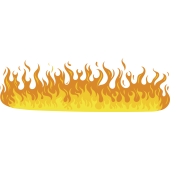 Autocollant Flamme 4 1