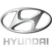 Autocollant Hyundai Logo Gris