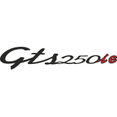Autocollant Vespa Gts250ie