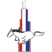 Autocollant Mustang Logo