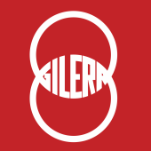Autocollant Gilera Carré Logo
