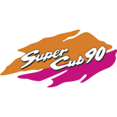 Autocollant Honda Moto Super Cub 90