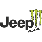 Autocollant Jeep 4x4 Monster