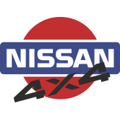 Autocollant Nissan Logo 4x4