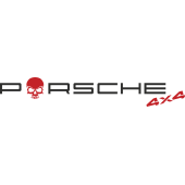 Autocollant Porsche 4x4 Skull