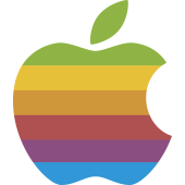 Autocollants Apple Couleurs