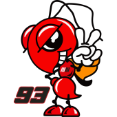 Autocollants Marc Marquez Logo