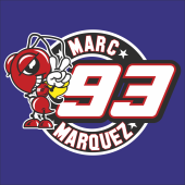 Autocollants Marc Marquez 93 1