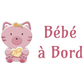 Autocollant Bébé à Bord Chat