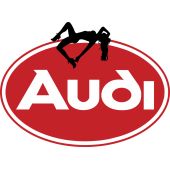 Autocollant Sexy Logo Audi