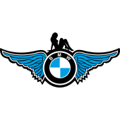 Autocollant Sexy Logo Bmw