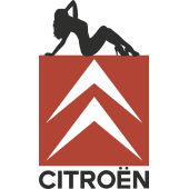 Autocollant Sexy Logo Citroën