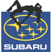 Autocollant Sexy Logo Subaru