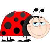 Autocollant Coccinelle Enfant