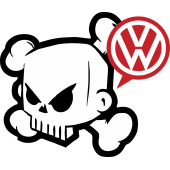 Autocollant Dc Shoes Volkswagen
