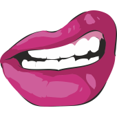 Autocollant Bouche Pop Fashion 3