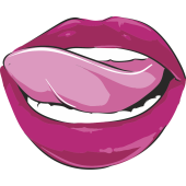 Autocollant Bouche Pop Fashion 4