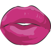 Autocollant Bouche Pop Fashion 8