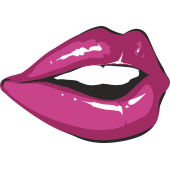 Autocollant Bouche Pop Fashion 9
