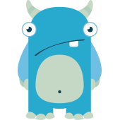 Autocollant Monstre Enfant 2