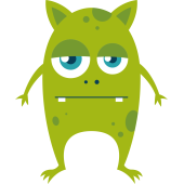 Autocollant Monstre Enfant 6