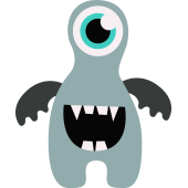 Autocollant Monstre Enfant 8