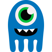 Autocollant Monstre Enfant 12