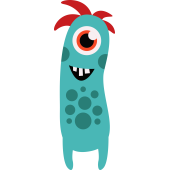 Autocollant Monstre Enfant 15