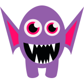 Autocollant Monstre Enfant 24