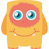 Autocollant Monstre Enfant 25